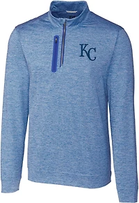 Cutter & Buck Men's Kansas City Royals Stealth Half-Zip Pullover