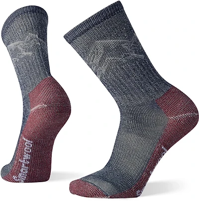 SmartWool Men’s Hike Classic Edition Light Cushion Mountain Pattern Crew Socks