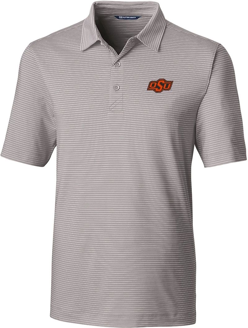 Cutter & Buck Men's Oklahoma State University Forge Pencil Stripe Polo