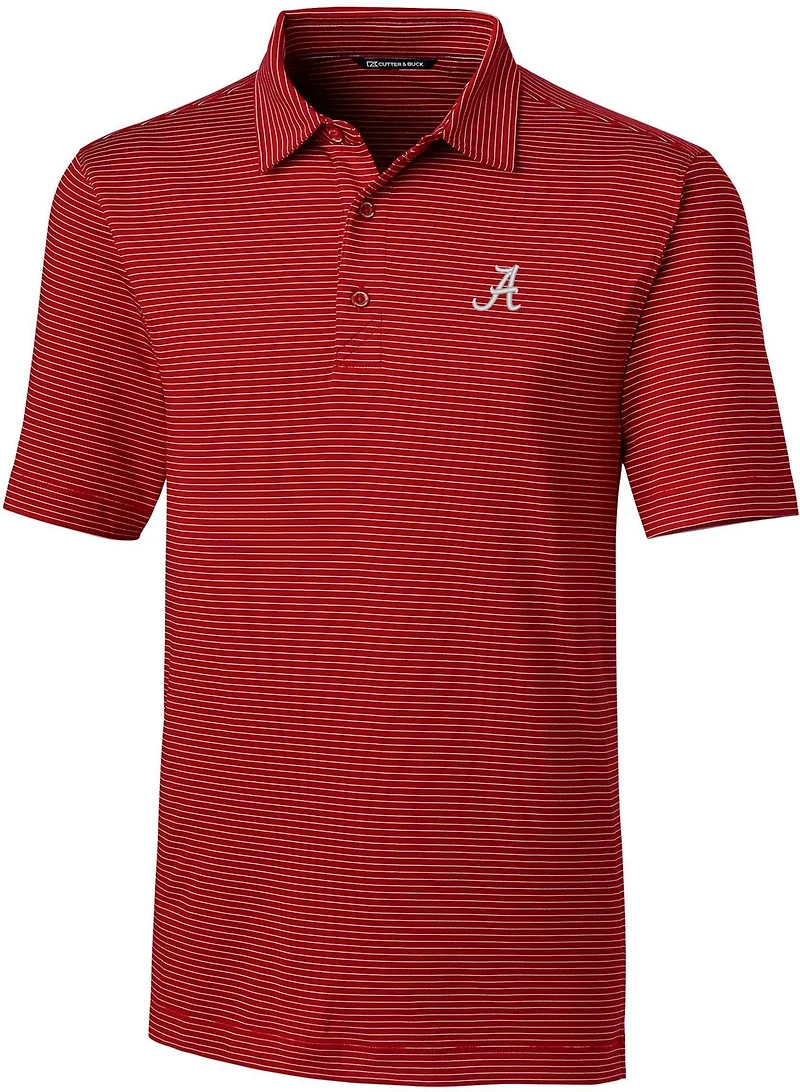Cutter & Buck Men's University of Alabama Forge Pencil Stripe Polo