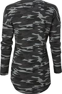 Magellan Outdoors Women's Happy Camper Waffle Camo Long Sleeve Shirt