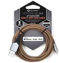 Celltronix Titanium Lightning 6 ft Braided Cable