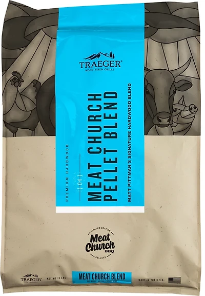 Traeger Meat Church Blend Wood Pellets