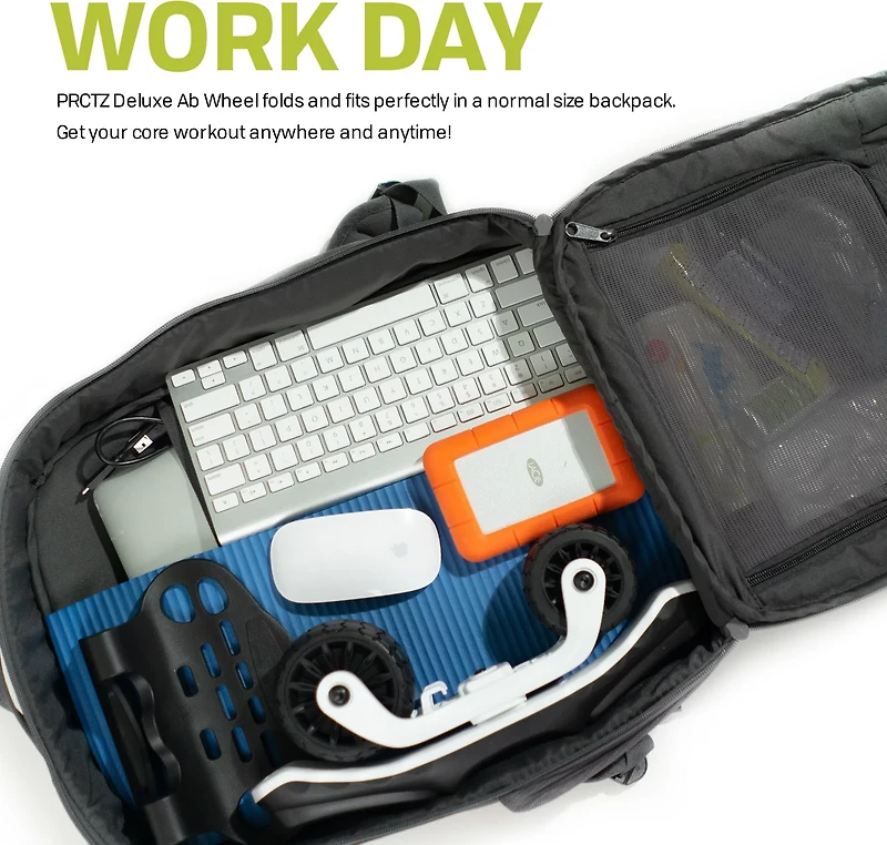 PRCTZ Rotating Handle Ab Wheel