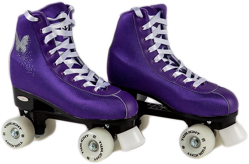 Epic Skates Butterfly Light-Up Quad Roller Skates