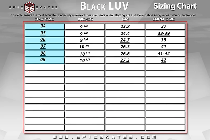 Epic Skates Luv Quad Roller Skates