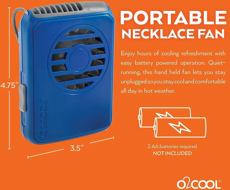 O2 COOL Necklace Fan