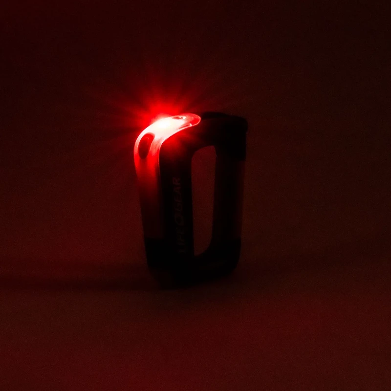 Life Gear USB Rechargeable Clip Light Flashlight