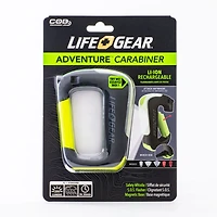 Life Gear USB Rechargeable Clip Light Flashlight
