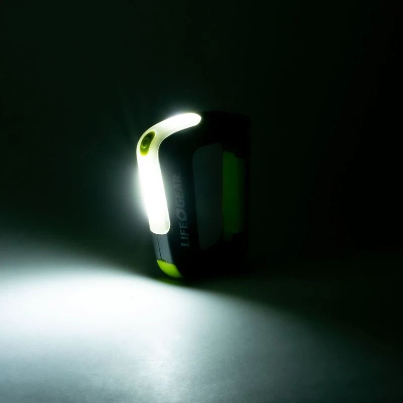 Life Gear USB Rechargeable Clip Light Flashlight