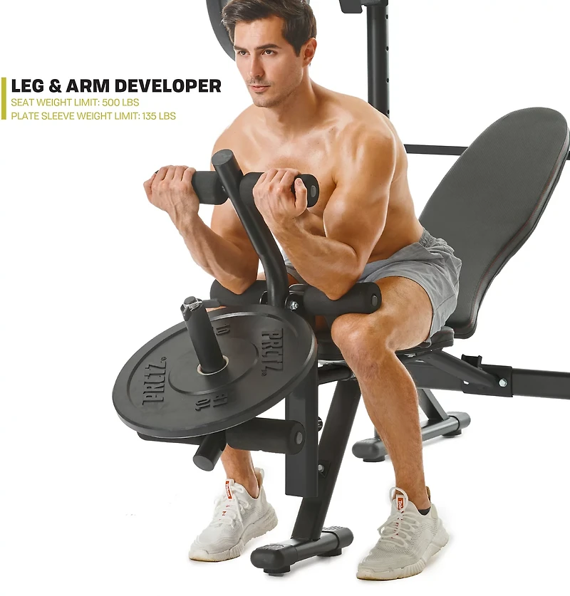 PRCTZ Adjustable Weight Bench and Squat Rack