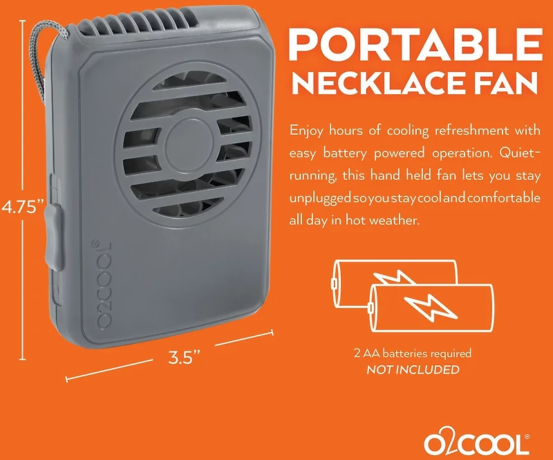 O2 COOL Necklace Fan