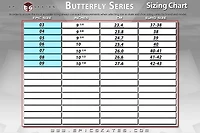 Epic Skates Butterfly Light-Up Quad Roller Skates