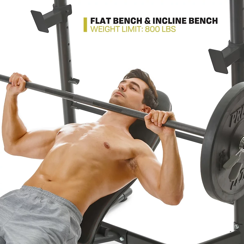 PRCTZ Adjustable Weight Bench and Squat Rack