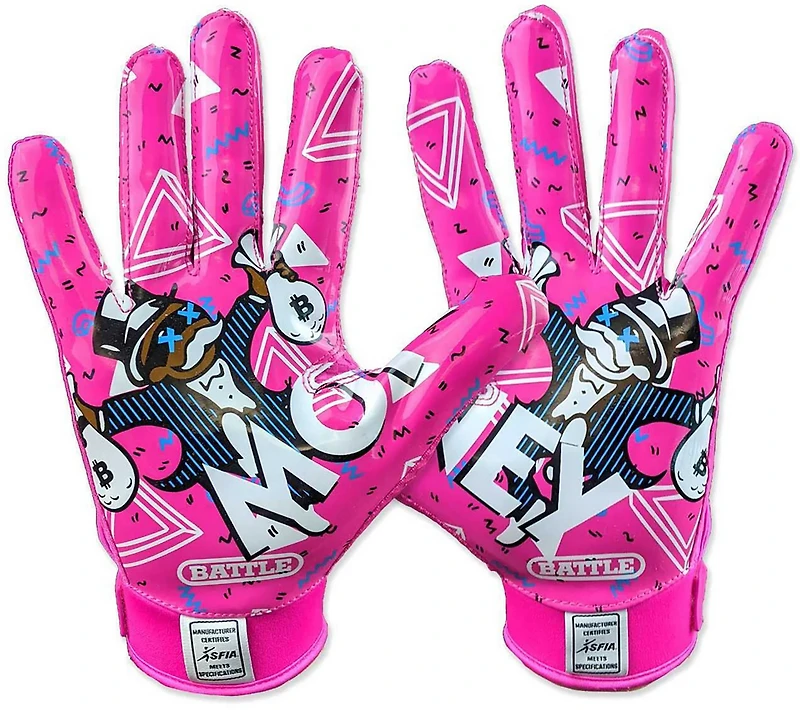 Battle Youth Money Man 2.0 Football Gloves