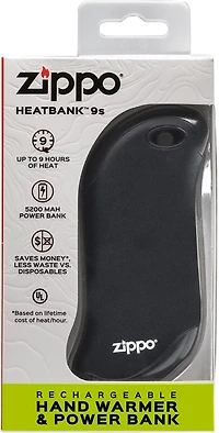 Zippo HEATBANK 9s Rechargeable Hand Warmer