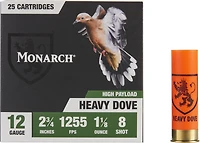 Monarch 12-Gauge 6 Shot Heavy Dove Shotshells 25 Rounds