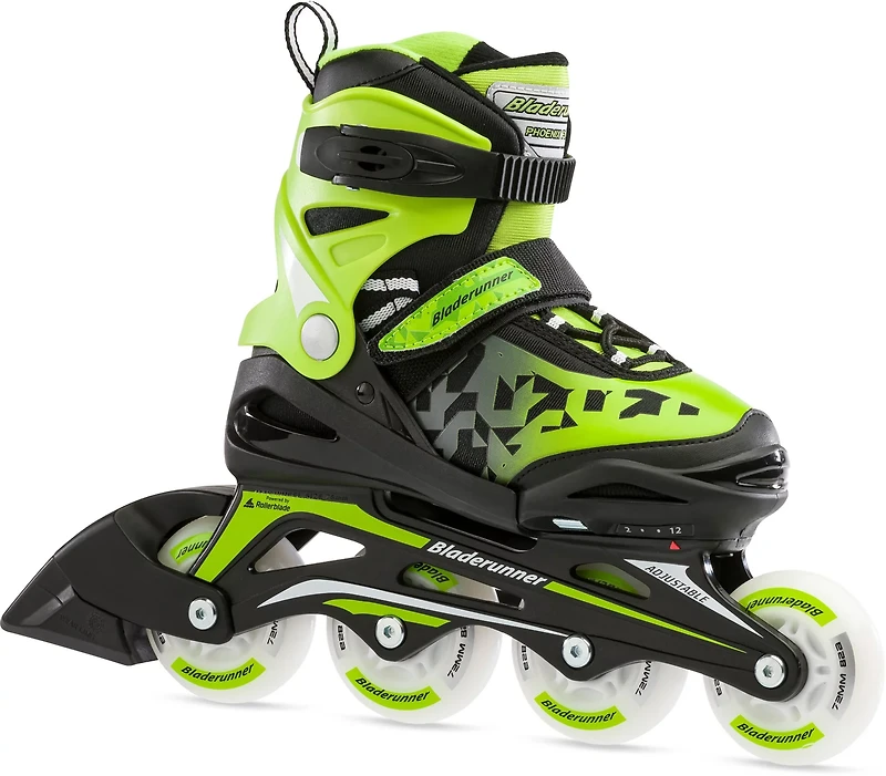 Rollerblade Boys' Phoenix Flash 12J-2 Adjustable LED In-Line Skates