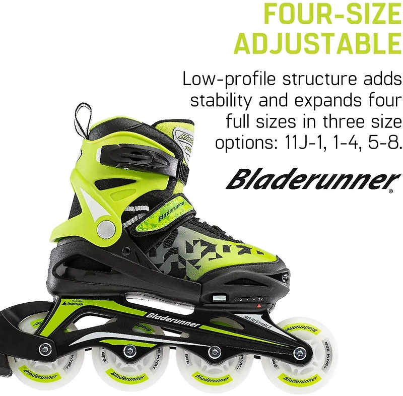 Rollerblade Boys' Phoenix Flash 12J-2 Adjustable LED In-Line Skates