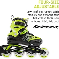 Rollerblade Boys' Phoenix Flash 12J-2 Adjustable LED In-Line Skates