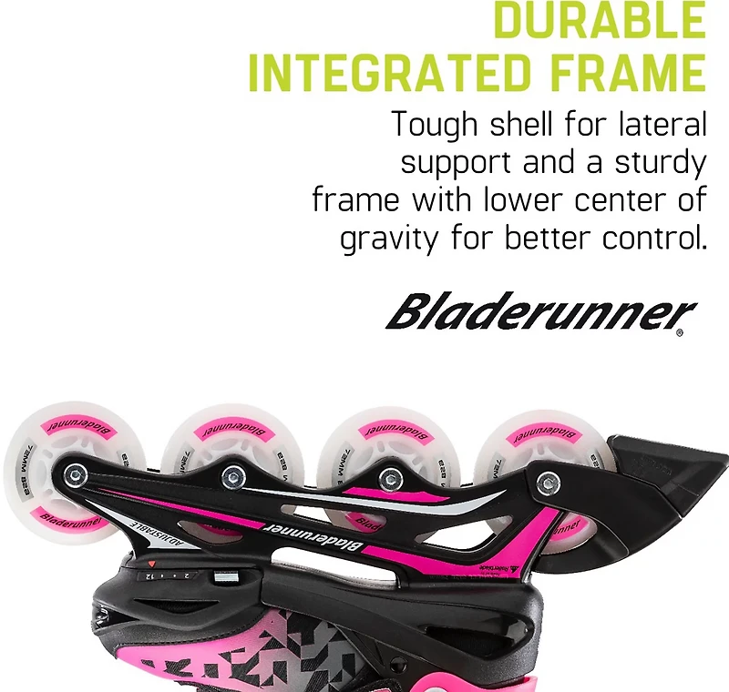 Rollerblade Girls' Phoenix Flash 12J-2 Adjustable LED In-Line Skates