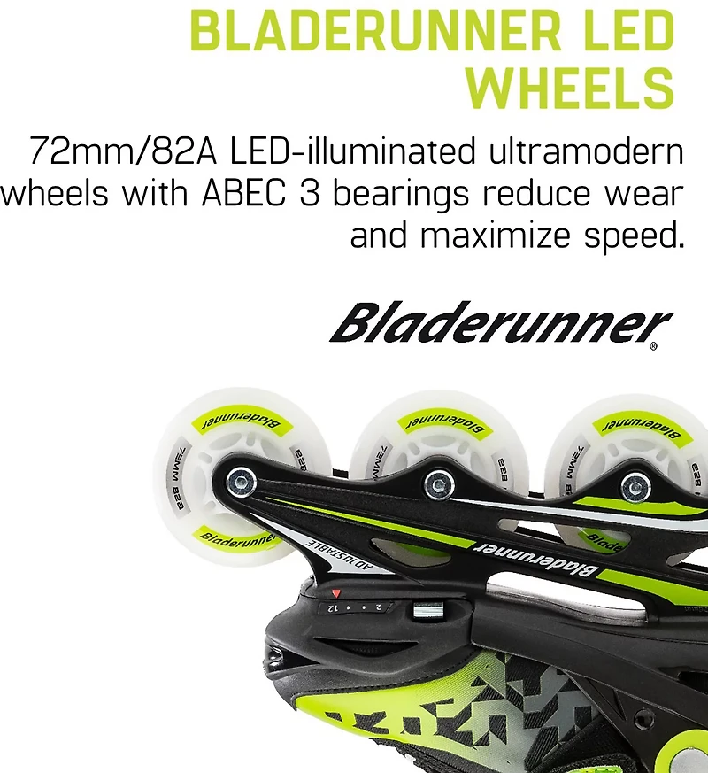 Rollerblade Boys' Phoenix Flash 12J-2 Adjustable LED In-Line Skates