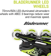 Rollerblade Boys' Phoenix Flash 12J-2 Adjustable LED In-Line Skates