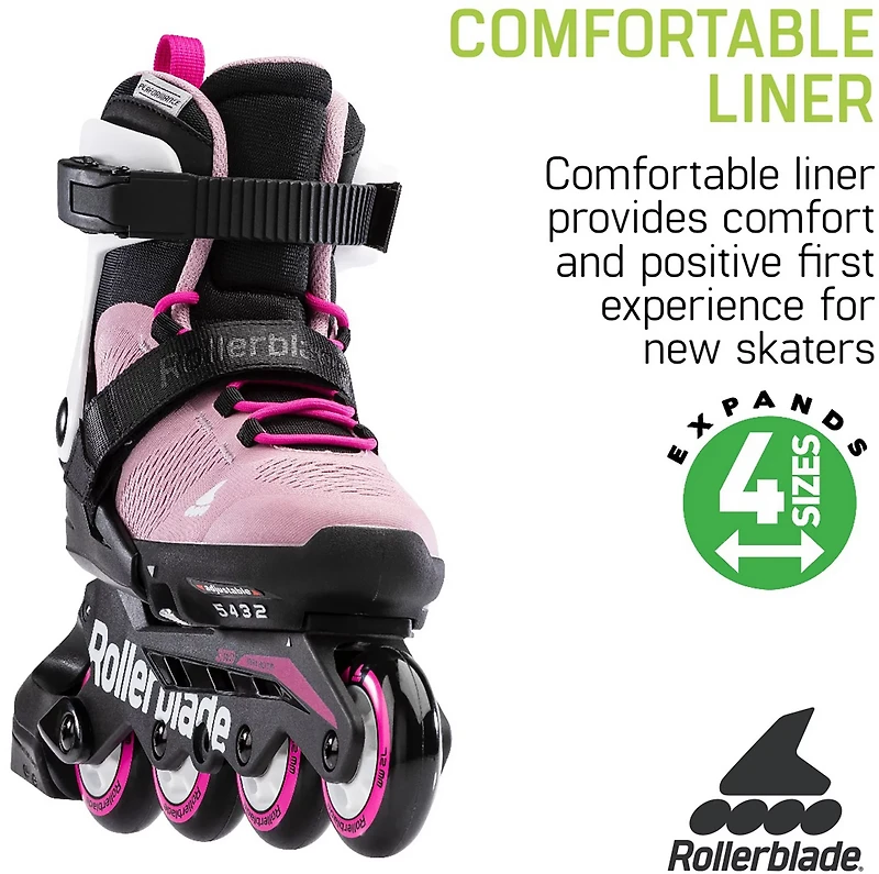 Rollerblade Girls' Microblade 11J-1 Adjustable In-Line Skates