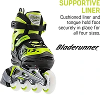 Rollerblade Boys' Phoenix Flash 12J-2 Adjustable LED In-Line Skates