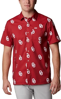 Columbia Sportswear Men's University of Oklahoma CLG Super Slack Tide™ Logo Print Shirt