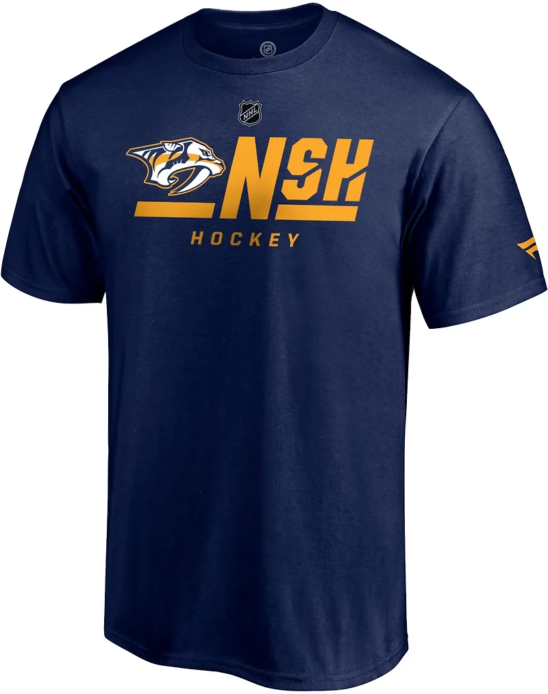 Fanatics Men's Nashville Predators Secondary Tricode T-shirt
