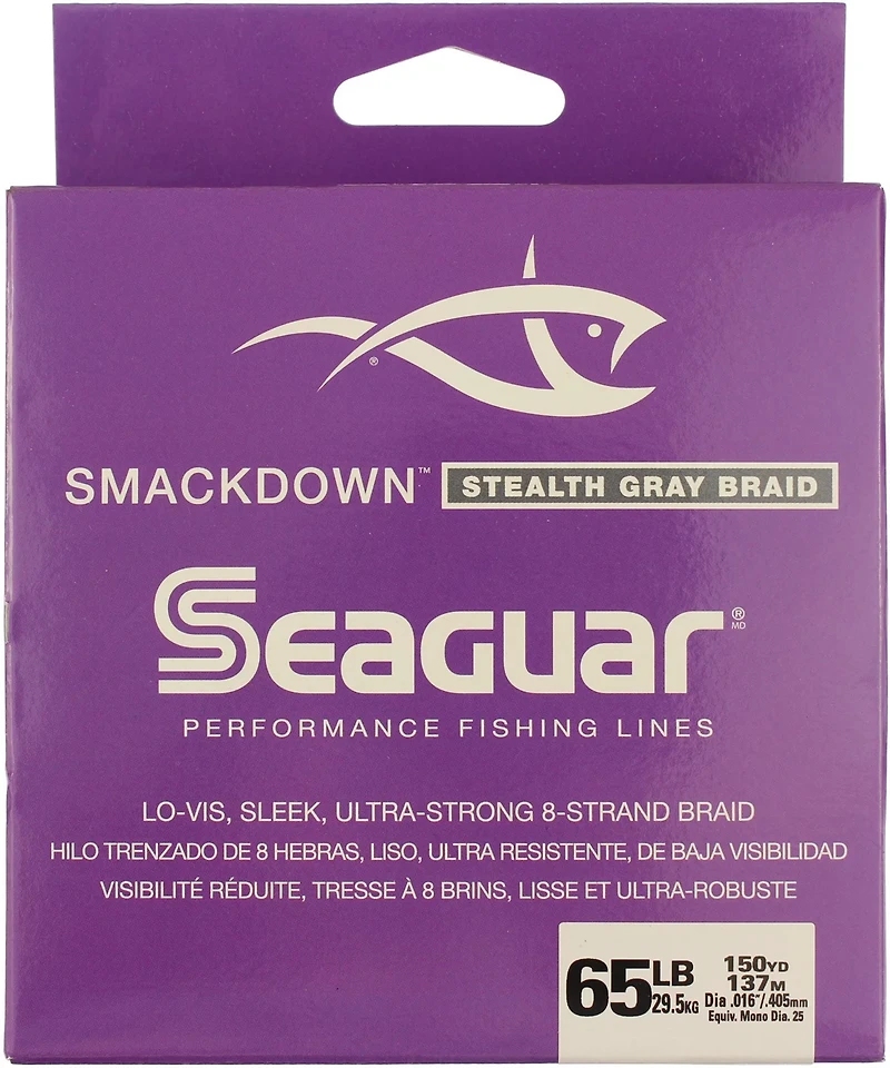 Seaguar Smackdown 10 lb - 150 yd Braided Fishing Line