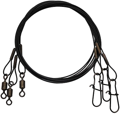 Eagle Claw EA 45 lb 12 in Steel Leader 3-Pack