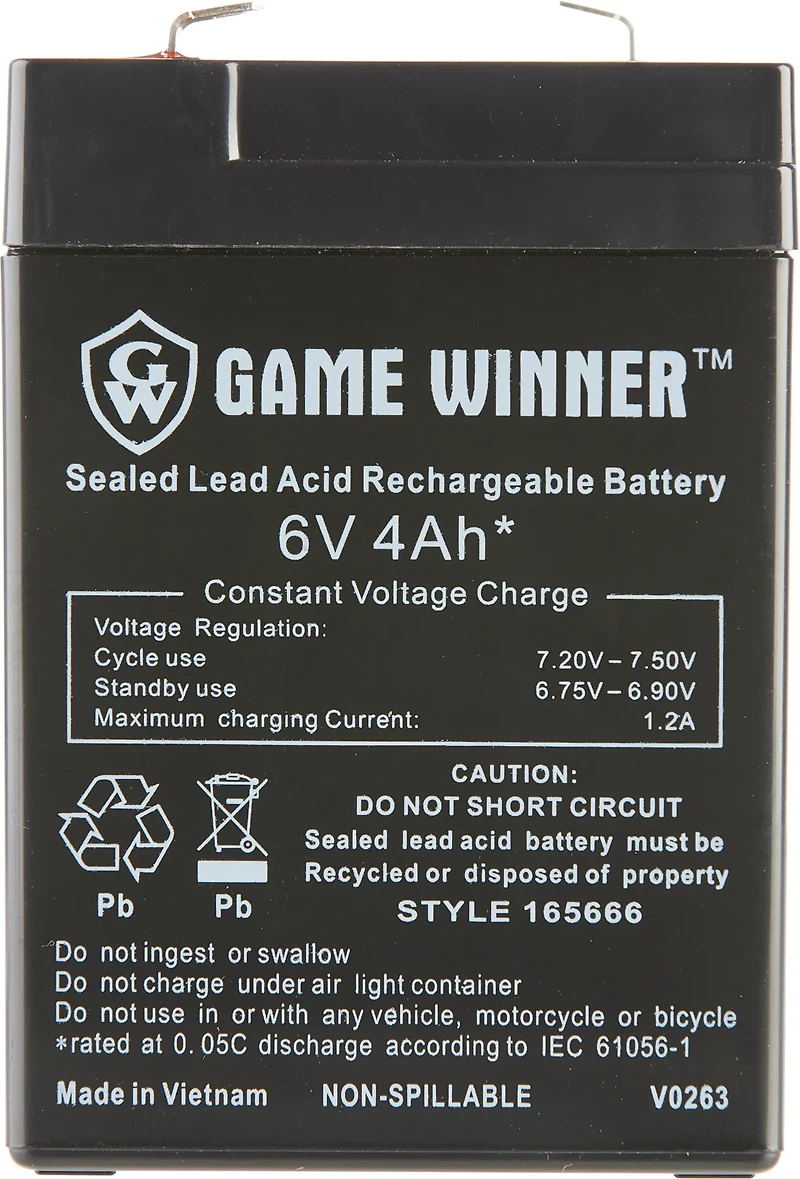 Game Winner 6V 4.0Ah Battery