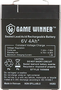 Game Winner 6V 4.0Ah Battery
