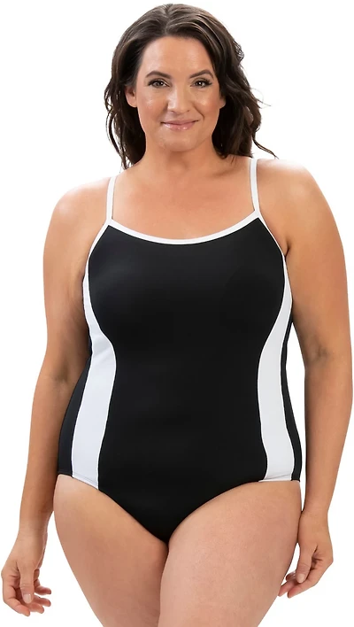 Dolfin Women's Aquashape Straight Back Lap 1-Piece Swimsuit