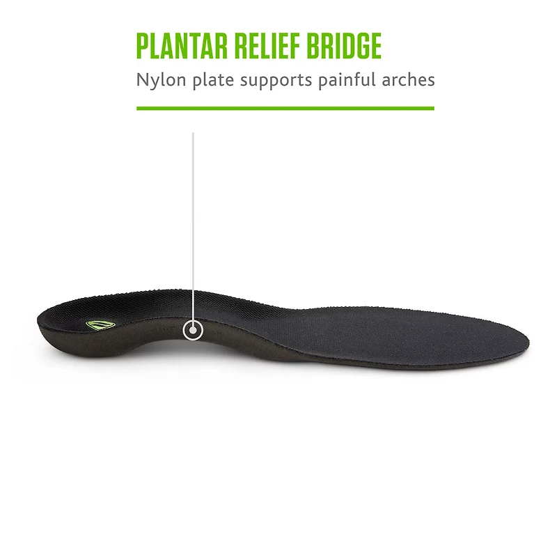 Sof Sole Women's 3/4-Length Plantar Fascia Orthotic Insoles