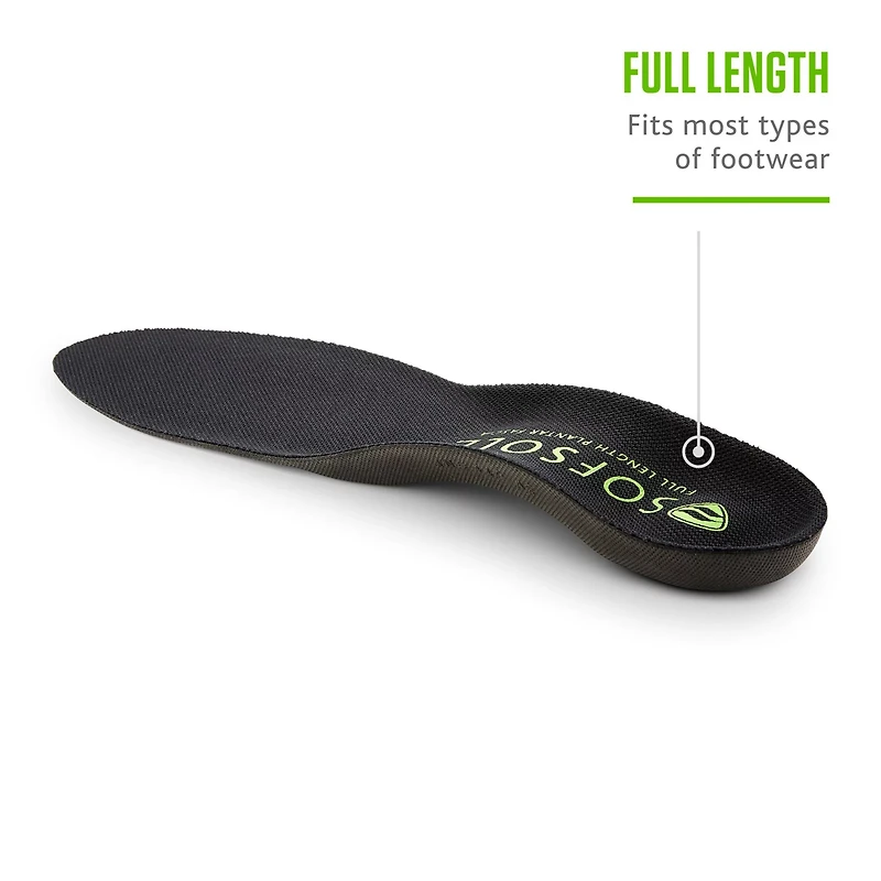 Sof Sole Women's 3/4-Length Plantar Fascia Orthotic Insoles