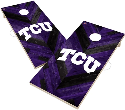 Victory Tailgate Texas Christian University Solid Wood 2 ft x 4 ft Cornhole Game