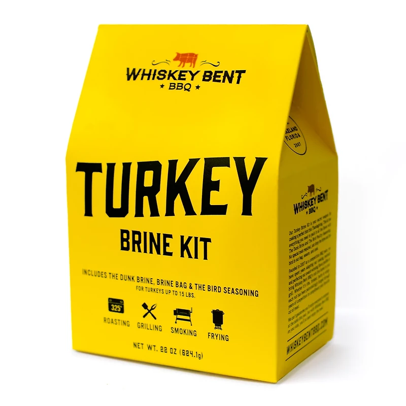 Whiskey Bent BBQ Turkey Brine and Seasoning Kit