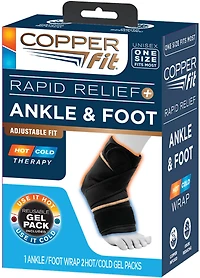 Copper Fit Rapid Relief Ankle and Foot Wrap