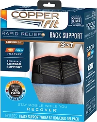 Copper Fit Rapid Relief Back Wrap
