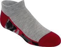 BCG Boys’ Super Soft Multi Camo No Show Socks 6 Pack