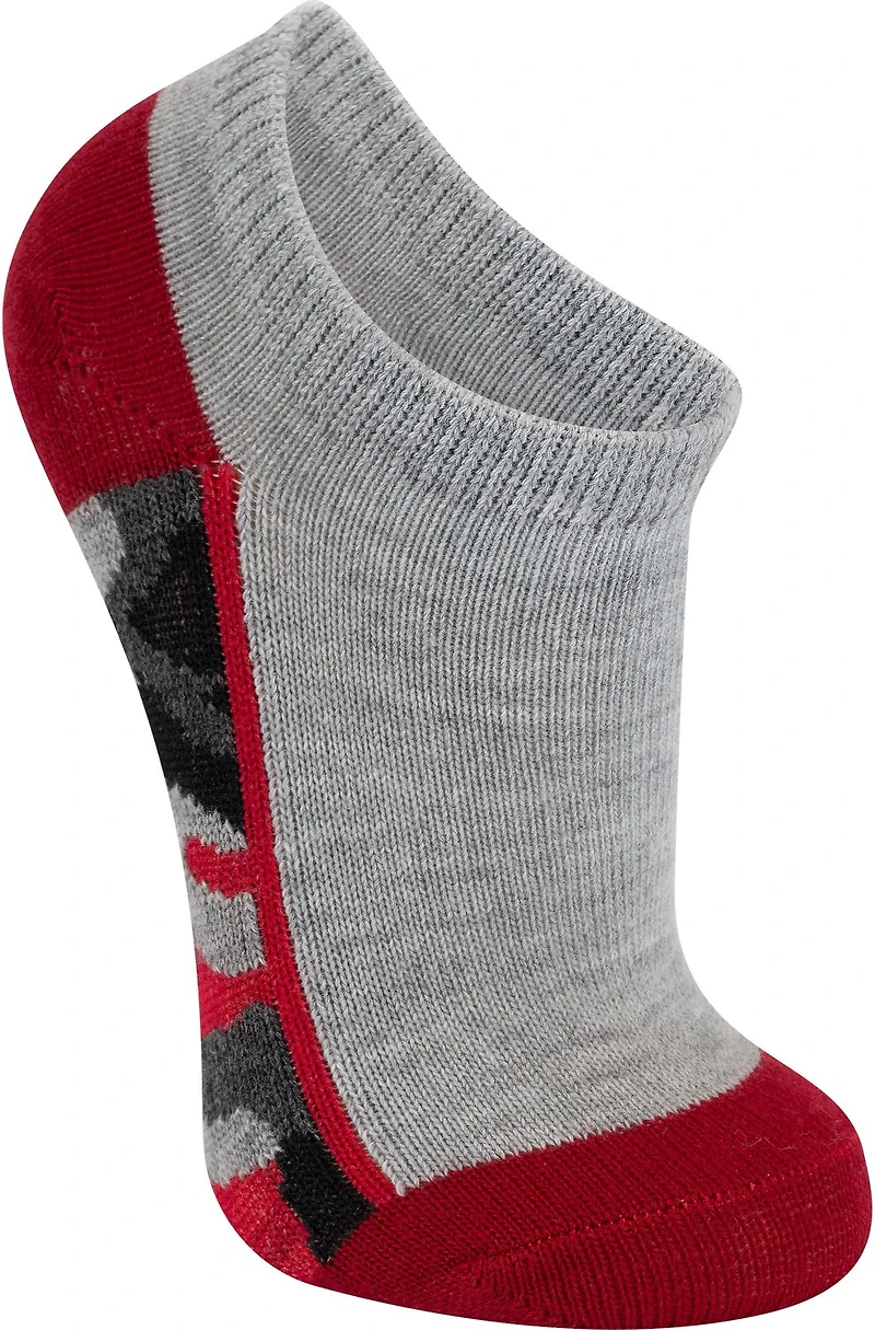 BCG Boys’ Super Soft Multi Camo No Show Socks 6 Pack