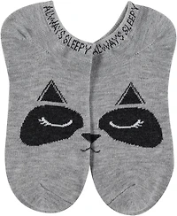 BCG Girls’ Super Soft Sleepy Critters No Show Socks 6 Pack