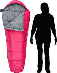 Magellan Outdoors Kids' 50 Degrees F Mummy Sleeping Bag