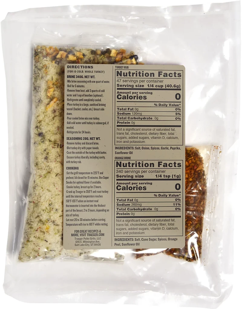 Traeger Turkey Pellet & Brine Kit