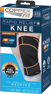 Copper Fit Rapid Relief Knee Wrap