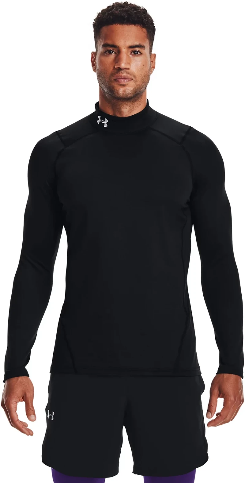 Under Armour Men's CG Fitted Mock Long Sleeve Top