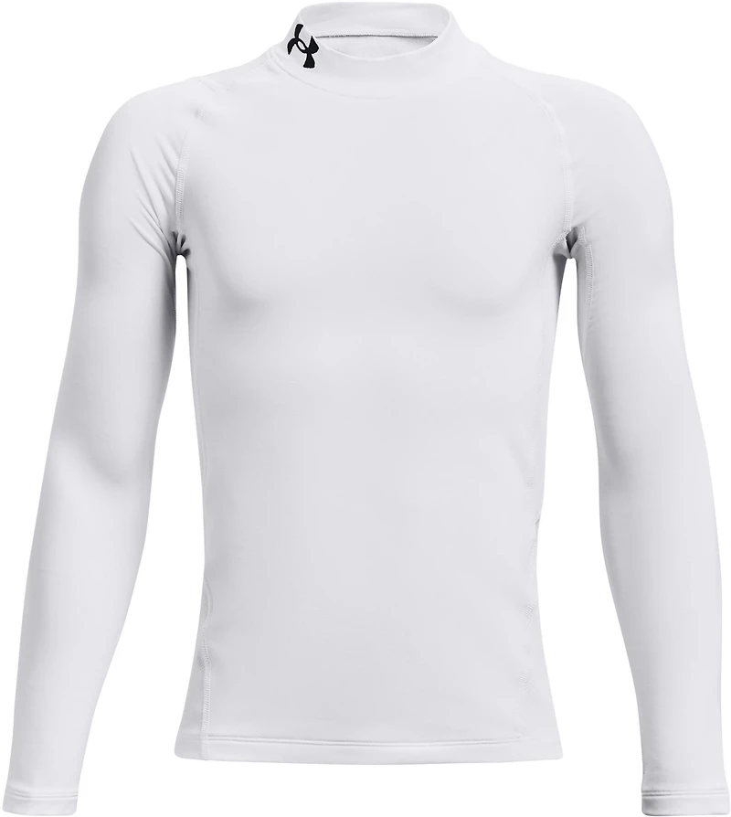 Under Armour Boys' ColdGear Mock Neck Long Sleeve Shirt